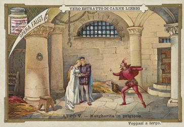 Szene aus Faust, einer Oper von Charles Gounod